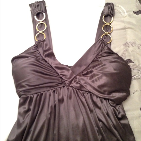 🌟NEW🌟 Hot Charcoal grey cocktail dress!!! - Picture 2 of 4