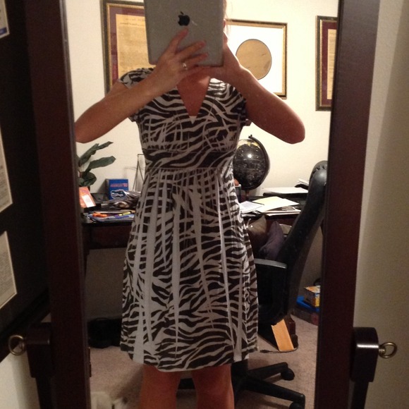 Rue 21 cotton zebra dress
