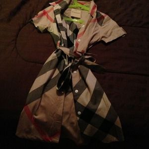 RESERVED Burberry girls dress