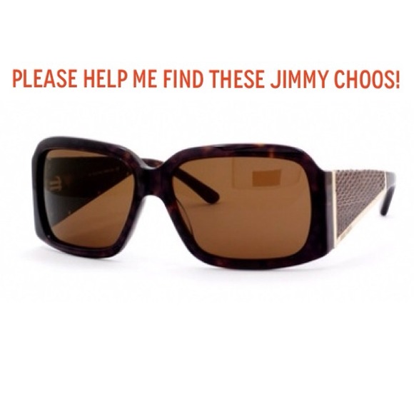 LOOKING FOR: JIMMY CHOO SUNGLASSES