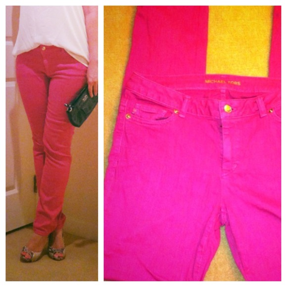 Michael Kors Denim - *Host Pick* Michael Kors pink skinny jeans