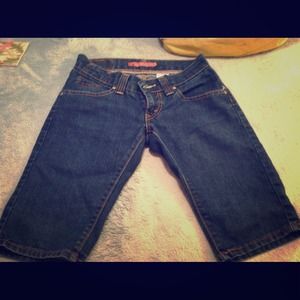 Levi Jean Bermuda shorts.