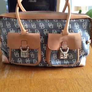 Dooney & Bourke Signature Satchel.