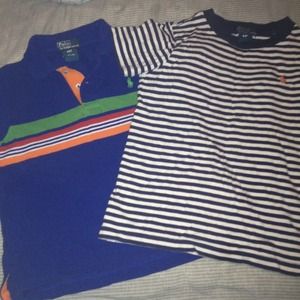 2 polo shirts