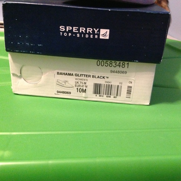 Glitter Black Sperrys!!! ππ - Picture 3 of 4