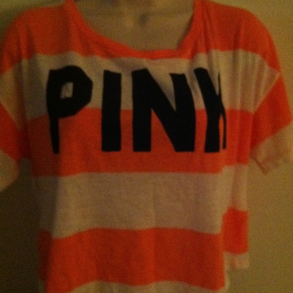 Vs pink crop top