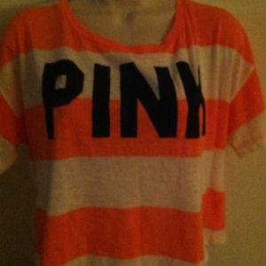 Vs pink crop top