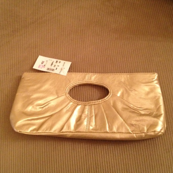 Gold clutch