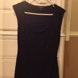 Express black cowl neck top