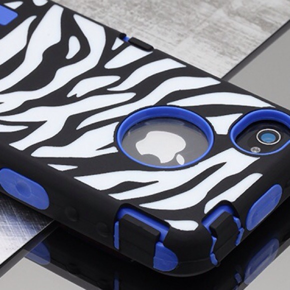 OUT OF STOCK Blue Zebra iPhone 4S