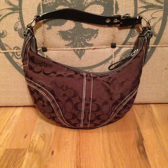 Small Brown Coach Bag - Picture 1 of 3