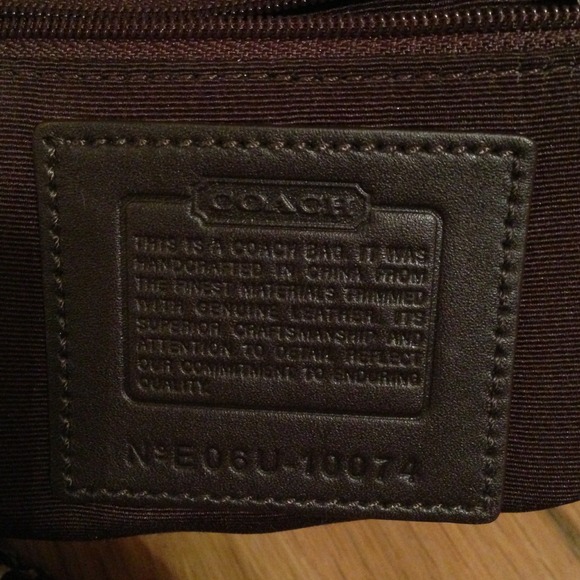 Small Brown Coach Bag - Picture 2 of 3