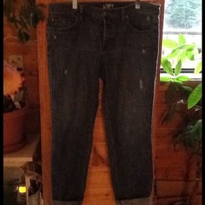 Loft Size 6 Boyfriend Jeans