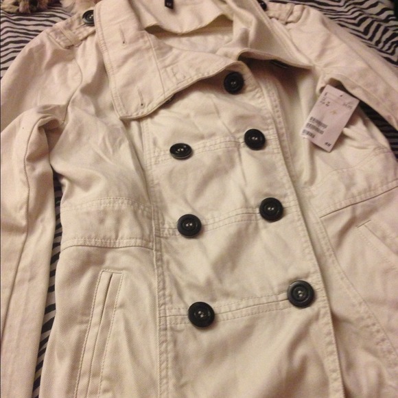 Cream colored jacket/coat!