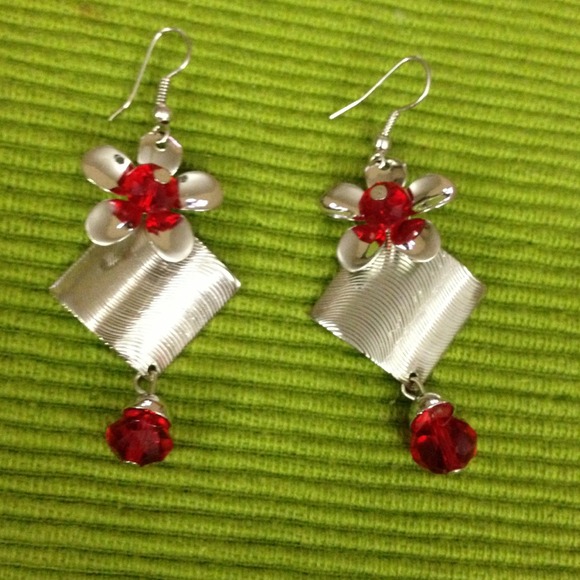 Flower earrings
