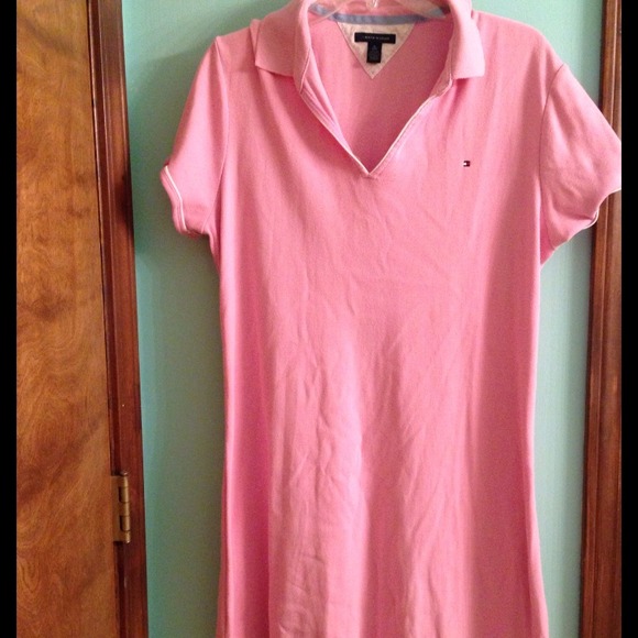🌟SOLD🌟 Tommy Hilfiger pink polo dress