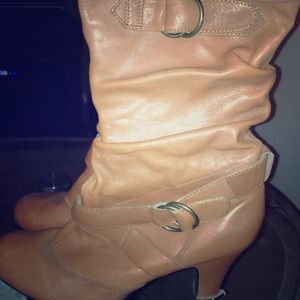BAKERS LEATHER KNEE HIGH BOOTS