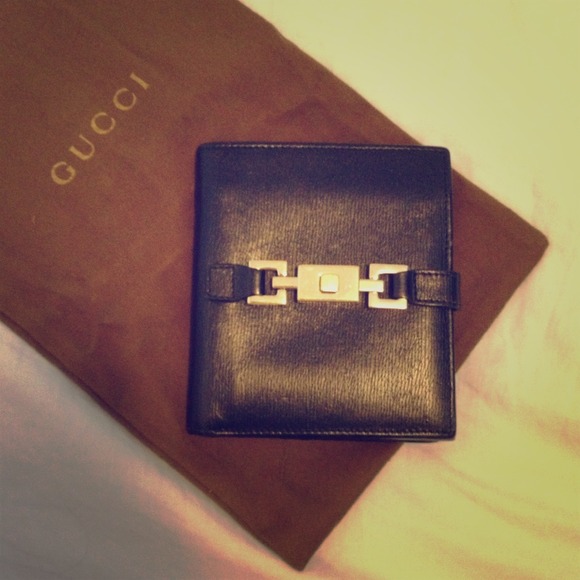 **SOLD** Authentic Gucci Black Leather Wallet