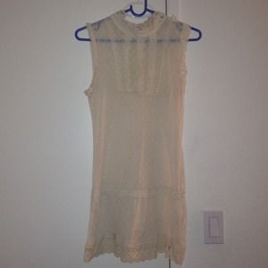❌SOLD❌ Free People cream lace dress XS S