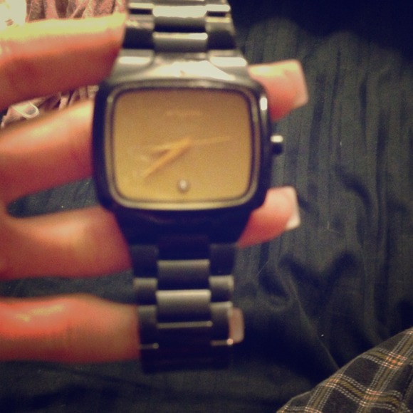 Nixon blk men's watch