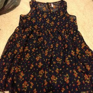 Fluttery heart design dress
