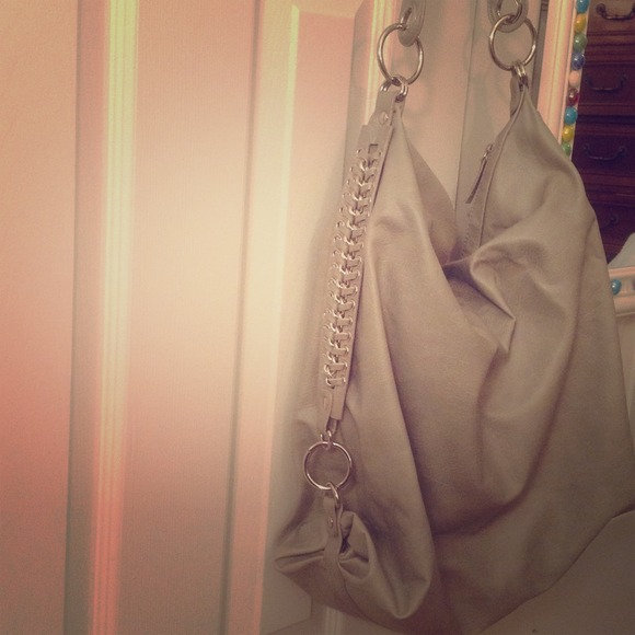 Large Gray Purse