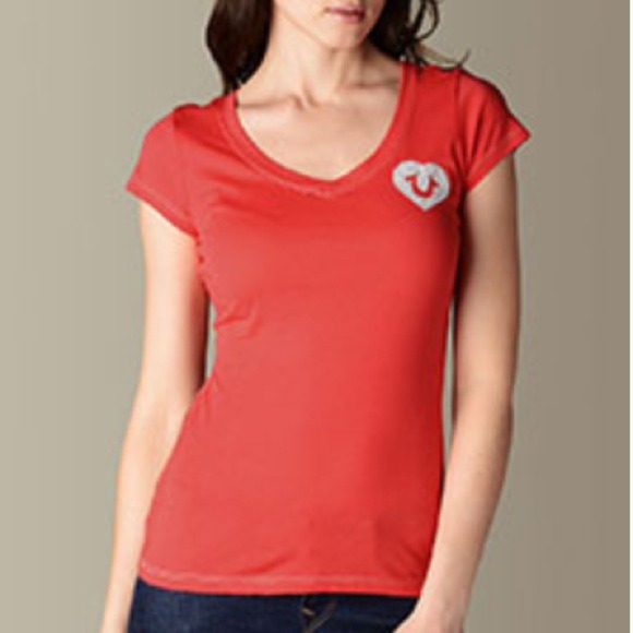🍉SOLD!!!  True Religion V Neck Tee🍋