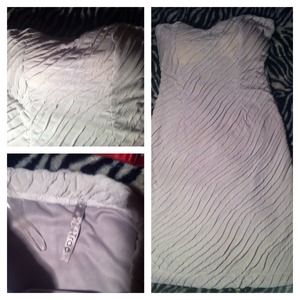 Cream mini dress/ club. Dress