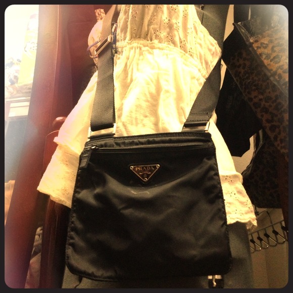 Authentic Prada Nylon messenger bag