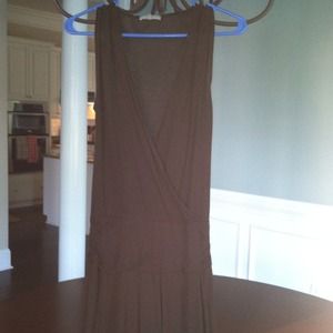 Brown JAMES PERSE Dress - Sz 1 - Deep V