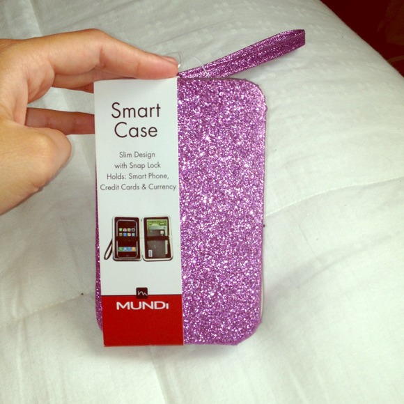 Accessories - ✂Price cut✂Pink glittery iPhone/card holder