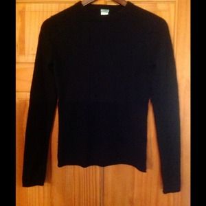 Cashmere sweater color black by JCrew size xs