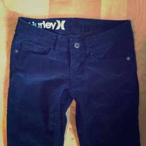Hurley black corduroys!