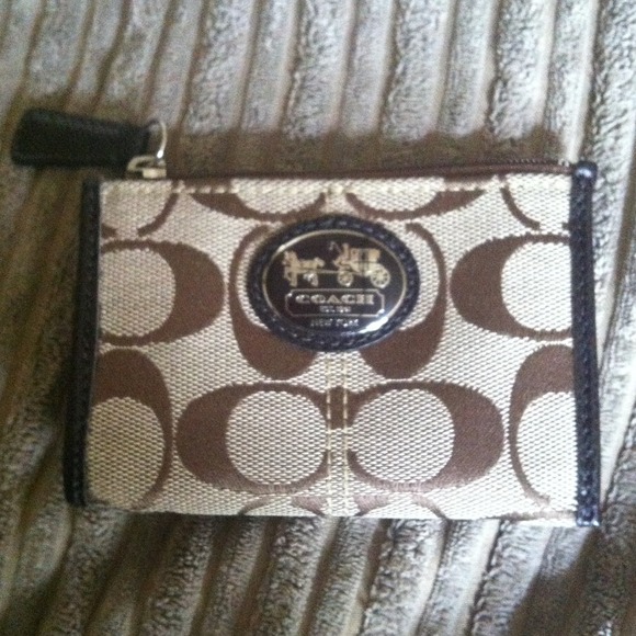 Brand new, Coach change purse keyring.