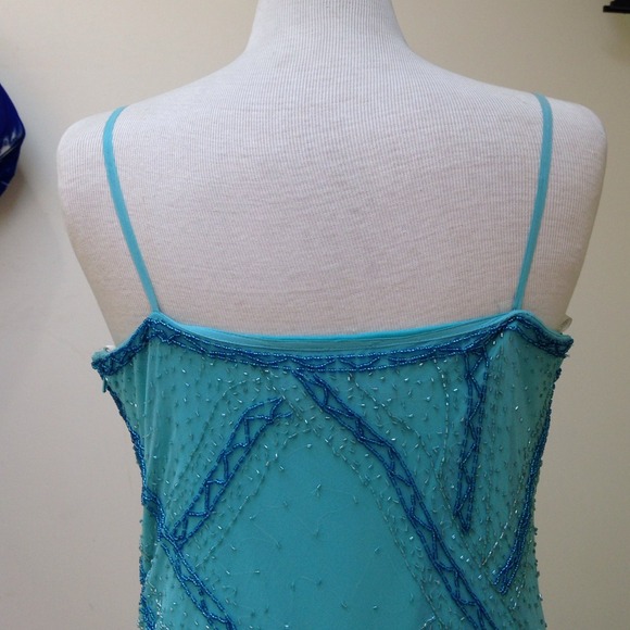 🆑🔴NEW  with Tag blue Sequin Dress💄 - Picture 4 of 4