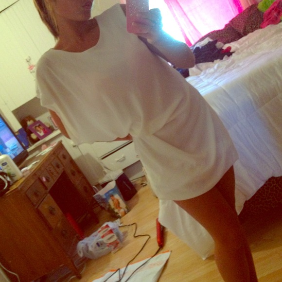 All white dress!