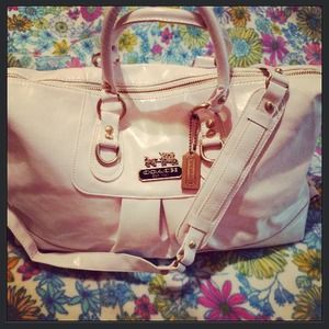 White coach purse