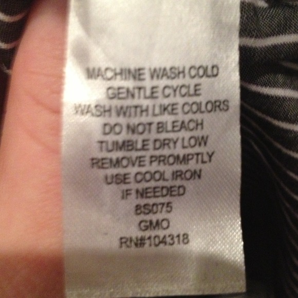 Sold🌸Grey Striped Button Up Shirt - Picture 3 of 4