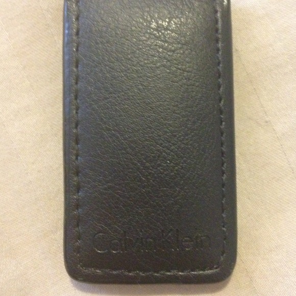 Black Calvin Klein money clip