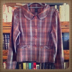 Frenchi™Lightweight Plaid Jacket