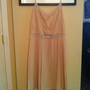 Nude Prada dress