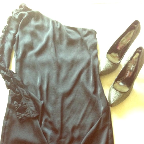 BCBG cocktail dress and dress heels