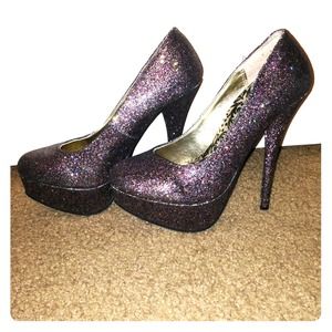 5inch stiletto multisparkle pumps