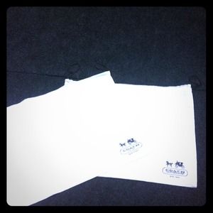 Authentic coach dust bags