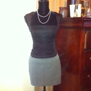 ⭐REDUCED⭐Express mini skirt grey