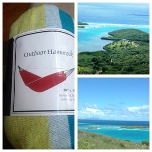 Outdoor hammock in beautiful colors