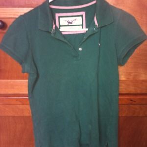 Green Abercrombie polo