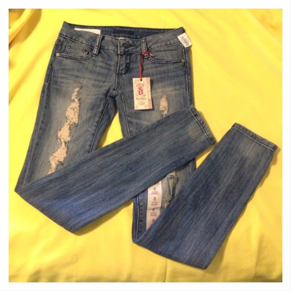 Denim super skinny distressed jeans - Picture 2 of 3