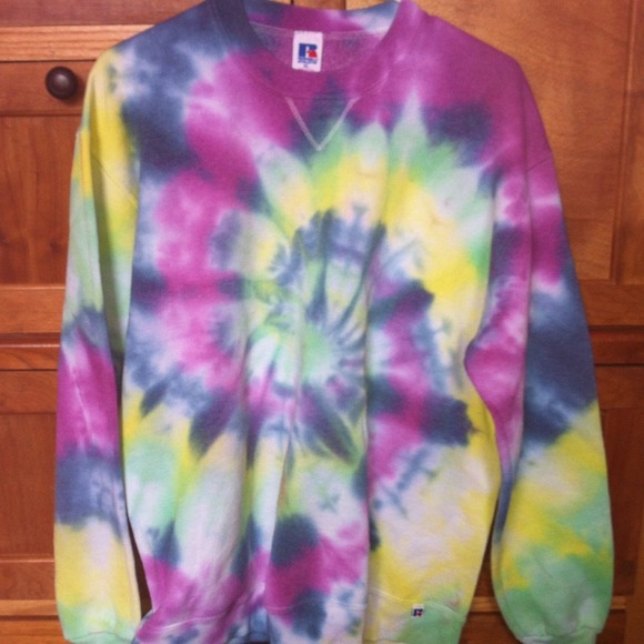 Hipster tie dye sweatshirt