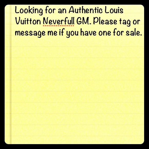 Authentic Louis Vuitton Neverfull GM